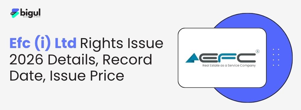 Efc (I) Ltd Rights Issue 2026, allotment, listing date & issue details.